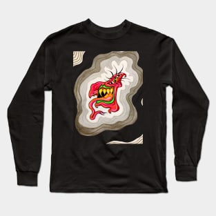 Milkman Inspired Abstract Painting Long Sleeve T-Shirt